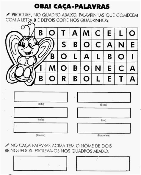 Escola Abc Atividades Português 1 Ano Alfabetização