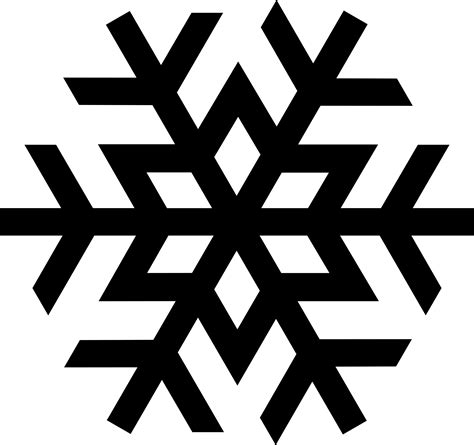 Simple Snowflake - ClipArt Best