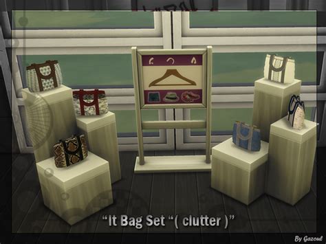 The Sims Resource It Bag Set Clutter Salable
