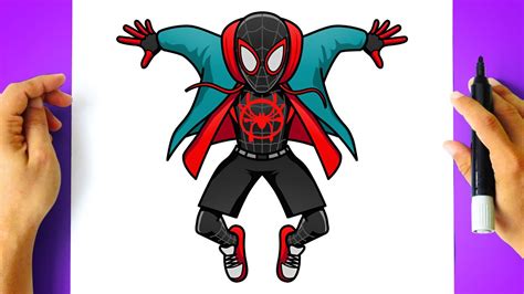 How To Draw Miles Morales Spider Man Youtube