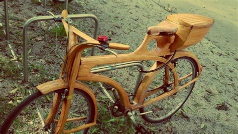 Very Cool Wooden Bicycle Wood Bike Bicycle Frame Bicycle Part New Bicycle Pimp Your Bike