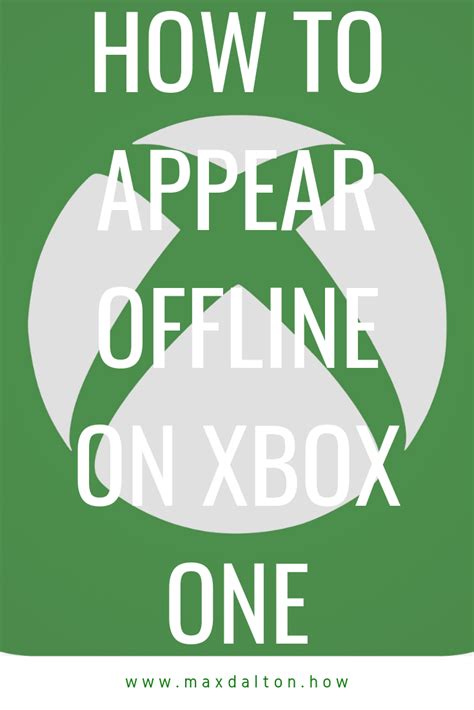 How To Appear Offline On Xbox One Xbox One Playing Xbox Xbox One Games