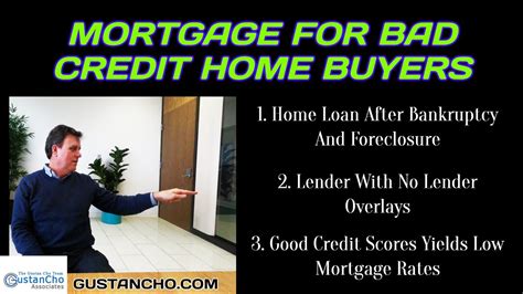 Mortgage For Bad Credit Home Buyers YouTube