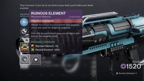How To Get Ruinous Element In Destiny 2 The Witch Queen Cartizzle