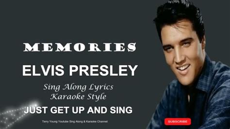 Elvis Presley Memories Hq Lyrics Youtube