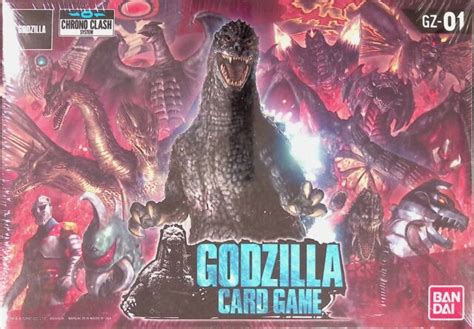 Godzilla Collectible Card Game Gz 01 Bandai Chrono Clash System For