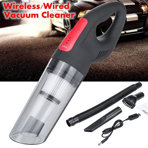 wireless wired vacuum cleaner high power 120w wet dry double use auto portable handheld vacuum
