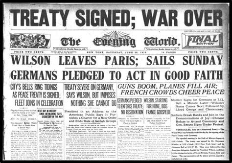 The Treaty Of Versailles Facts For Kids History For Kids