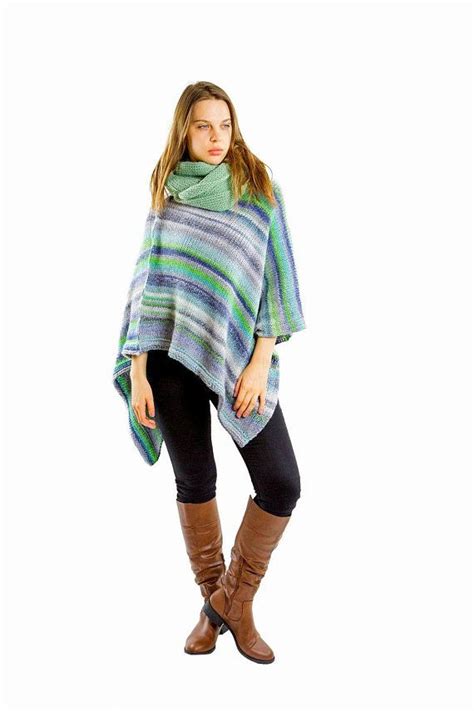 Mint Wool Knitted Poncho For Women Mycozyponcho Knitted Poncho Clothes Boho Outfits