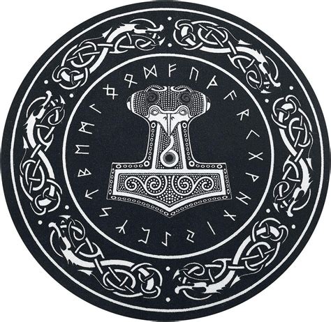 Da er zudem staub und allergene bindet und somit die feinstaubbelastung verringert, ist er besonders allergikern zu empfehlen. Thor's Hammer Teppich, 90 cm. Perfektes Geschenk für ...