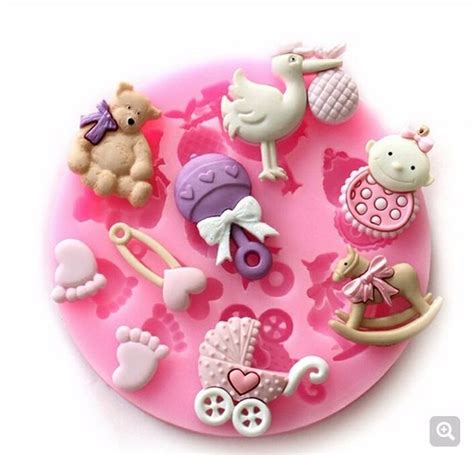 molde de silicone bebê mini pasta americana biscuit r 32 00 em mercado livre