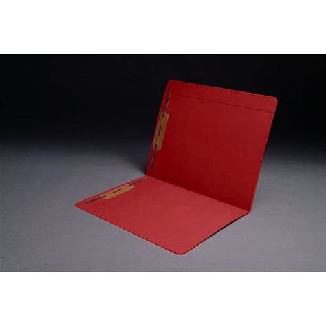 11pt Red Folders Full Cut Reinforced Top Tab Letter Size Fastener