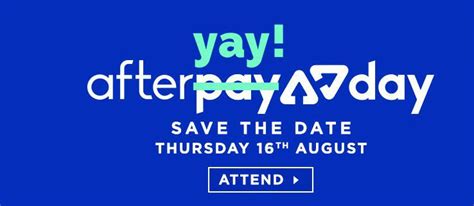 Discover the full list of top deals retailers and stores on afterpay. AfterPay Day sales August 2018 have officially started ...