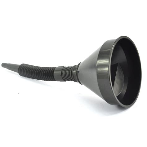New Oil Fluids Gasoline Funnel With Flexible Extension And Mesh Screen