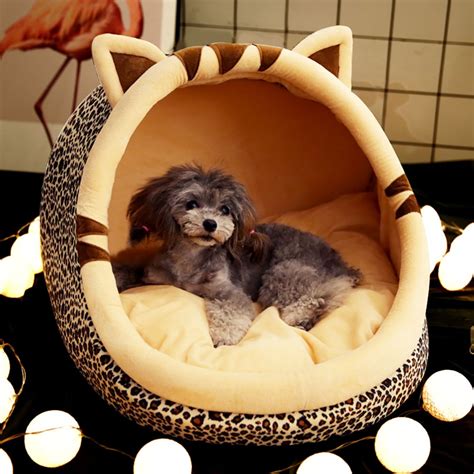 Warm Puppy House For Small Dog Cat Sleeping Kennel Soft Home Pet Cats