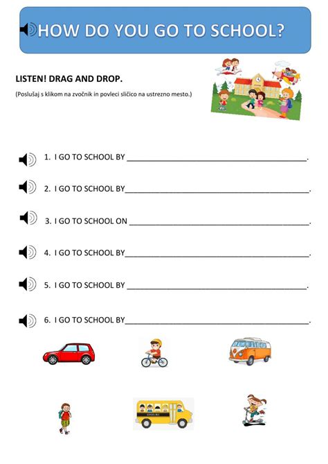 Vehicles Interactive Activity Learn And Have Fun