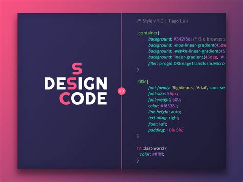 Design/Code Rebound by Tiago Luís on Dribbble