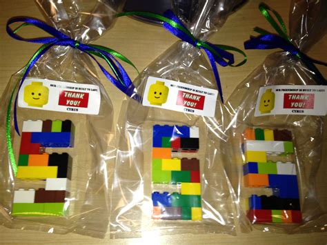 Lego Inspired Birthday Party Favor Lego Birthday Party Favors 5th