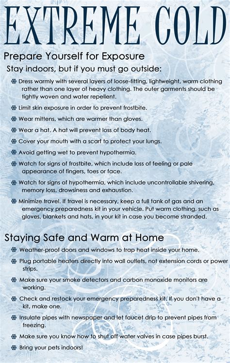 Winter Safety Tips Winter Safety Winter Survival Safety Tips