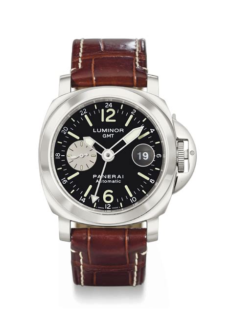 Panerai Luminor Gmt Ref Pam00088 Stainless Steel Automatic Dual Time