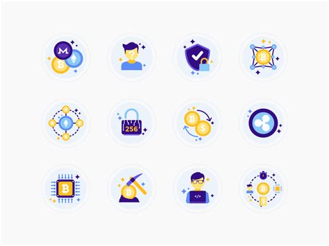 105 Crypto And Bitcoin Icons Flat Icons