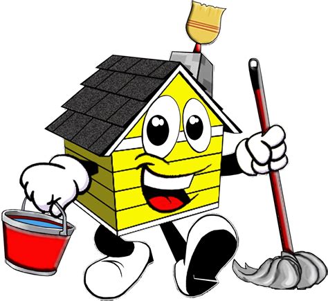 Cleaning Clipart Trans House Cleaning Cartoon Png Download Full
