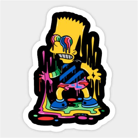 Sad Bart Simpson Trippy