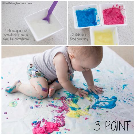 Edible Painting For Babies Little Lifelong Learners