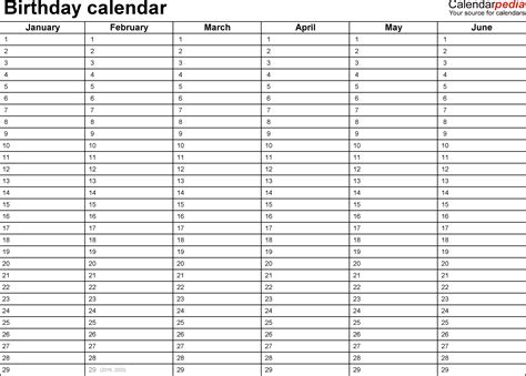 Monthly Calendar List Template Example Calendar Printable