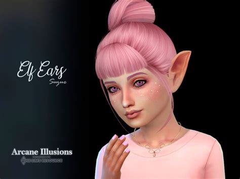 Arcane Illusions Elf Ears Child Set By Suzue At Tsr Lana Cc Finds