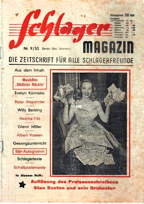 Schlager Magazin Lale Andersen Archiv
