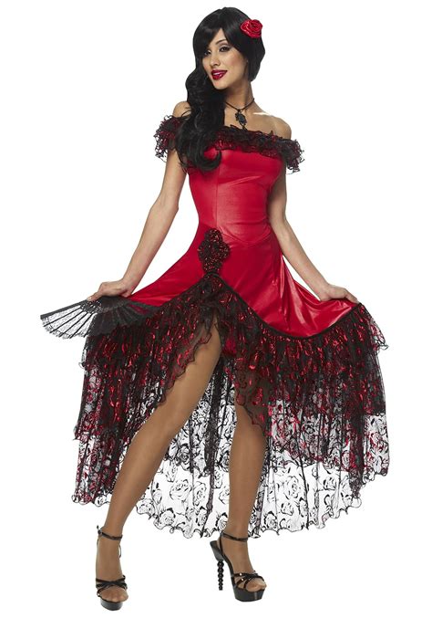 deluxe spanish dancer costume fashion latin spanish vibrant inspiration gypsy costume