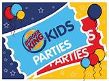 Photos of Burger King Birthday Party Packages