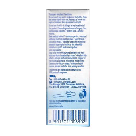 Know uses, side effects, dosage, contraindications, substitutes, benefit, interactions, purpose, drug. OTRIVIN MOISTURISING PAEDIATRIC Nasal Drops 10ml - Buy ...