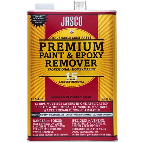 You will have removers that contain harsh chemicals to dissolve the paint, and there are removers that contain no harsh chemicals. Jasco | Premium Paint & Epoxy Remover