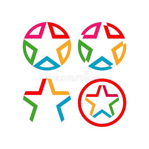 Star Logo Vector Template Design Illustration Stock Vector