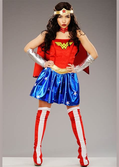 Per Adulti Wonder Woman Costume Da Supereroe Ebay