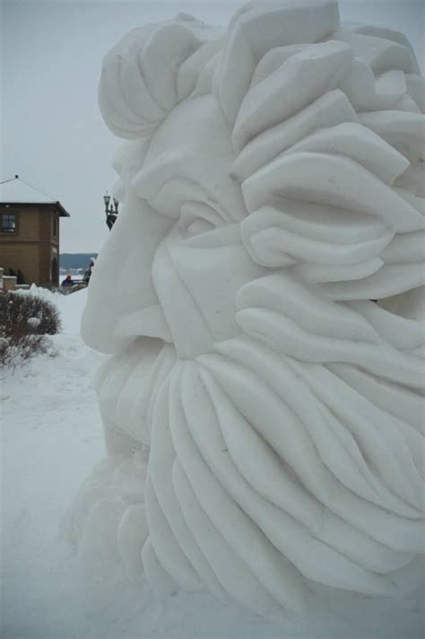 Old Man Winter For Jinglebell Dash 2014 Snow Sculptures Men Winter