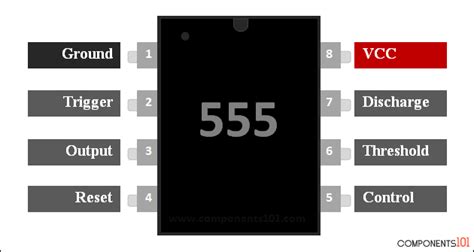 555 Timer Ic Pinout Diagrams Features Operating Modes Description