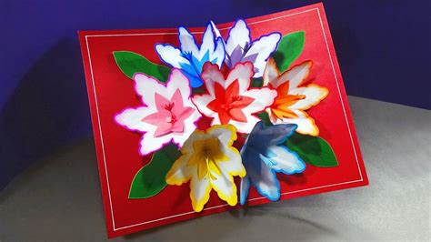 Why do you not think that the boat pop up greeting card would be most expected gift? How To Make A 3d Flower Pop UP Card | - YouTube