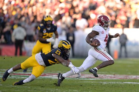 Michigan Vs Alabama 3rd Quarter College Football Playoff Rose Bowl Live Game Updates Thoughts