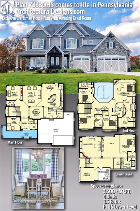 Dream About Houses Dreamhouses Exclusive House Plan Craftsman House