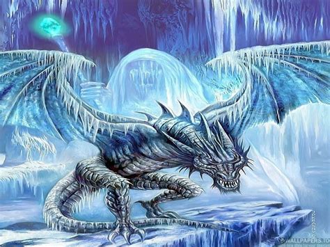 Épinglé Par Lillian Cuesta Sur Monsters Dragon De Glace Art à Thème