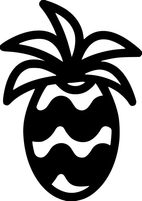 Clipart pineapple symmetrical, Clipart pineapple symmetrical png image