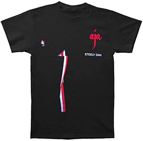 Steely Dan Mens Aja 07 Tour T Shirt Black Tour T Shirts Shirts T Shirt
