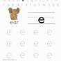 E Alphabet Worksheet For Kindergarten