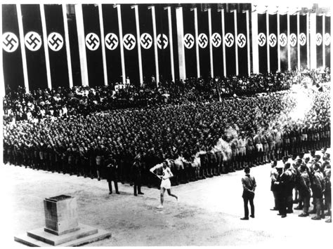 On the track, american men won gold in the 100, 200, 400, and 800 meters; Nazi Olympics: Berlin 1936 | Illinois Holocaust Museum ...