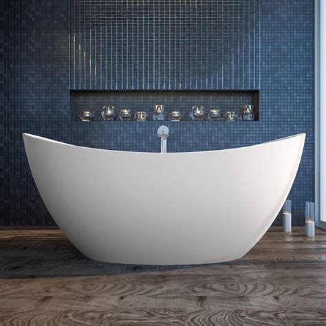 Purescape 171 72 Inch Freestanding Solid Surface Bathtub