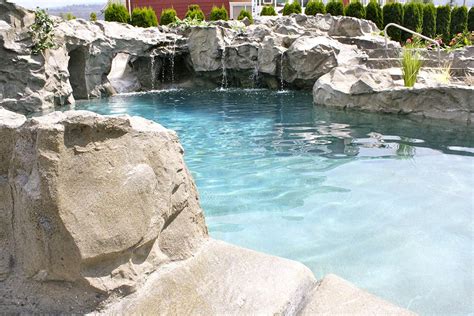 We Offer Unique Stone Modular Staircases Pool Waterfalls Grottos