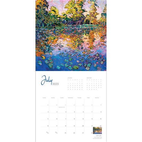 2023 Wall Calendar Open Impressionism Classics Image 3
